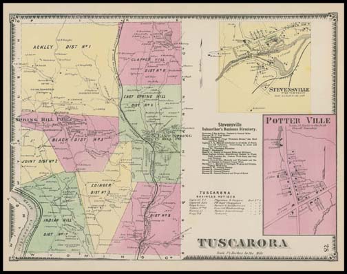 Tuscarora Township,Potter Ville,Stevensville