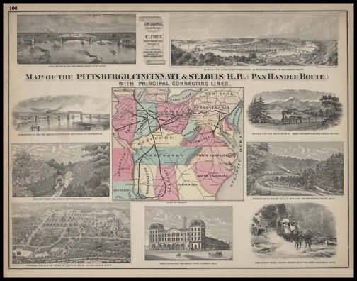 Pittsburgh,Cincinnati & St. Louis R.R. (Pan Handle Route)