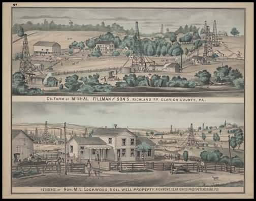 Oil Farm of Mishal Fillman & Sons - Richland Township
Residence of Hon. M.L. Lockwood - Richmond
