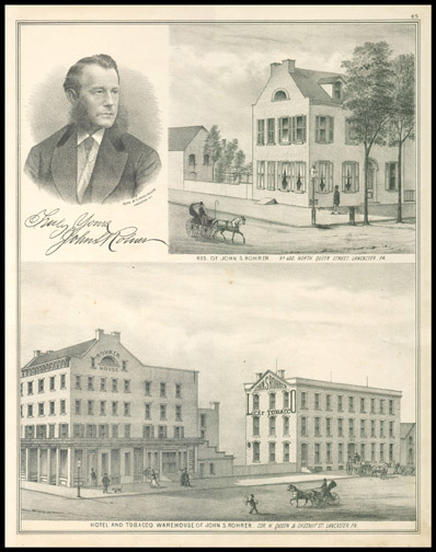 Res of John S Rohrer,Hotel and Tobacco Warehouse of John S. Rohrer