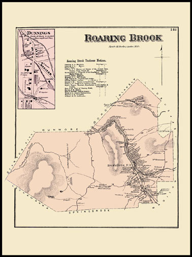 Roaring Brook Township,Dunnings