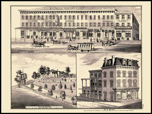 Block of Stores,Cloud Home,W.E. Boyer - Pottsville