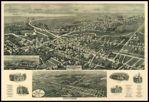 Absecon Gardens Panoramic - 1924