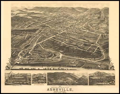 Asheville Panoramic - 1891