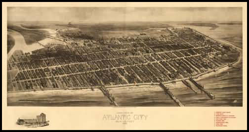 Atlantic City Panoramic - 1909