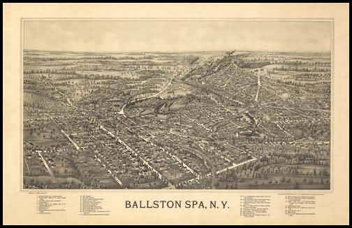 Ballston-Spa Panoramic - 1890s