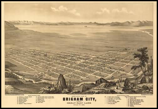 Brigham City Panoramic - 1875