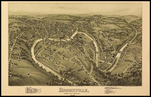 Brookville Panoramic - 1895