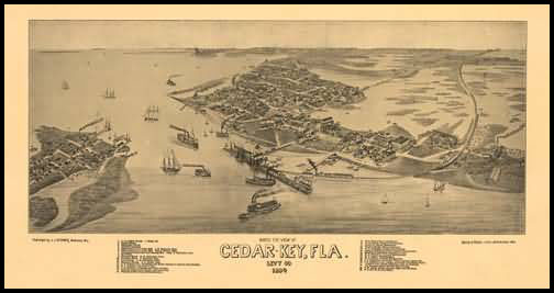 Cedar-Key Panoramic - 1884