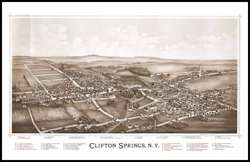 Clifton Springs Panoramic - 1892