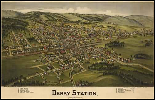 Derry Station Panoramic - 1900