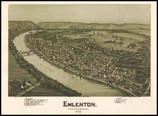 Emlenton Panoramic - 1897