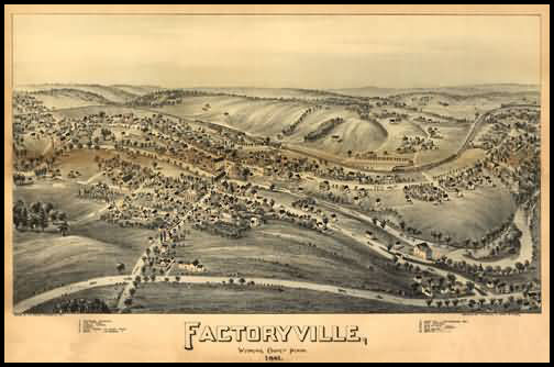 Factoryville Panoramic - 1891