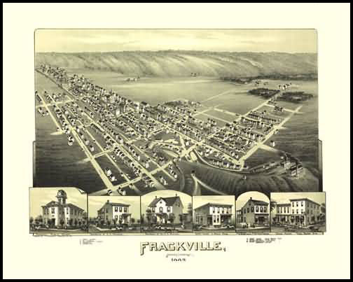 Frackville Panoramic - 1889