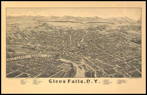 Glens Falls Panoramic - 1884