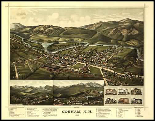 Gorham 1888 Panoramic Drawing