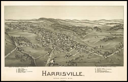 Harrisville Panoramic - 1899