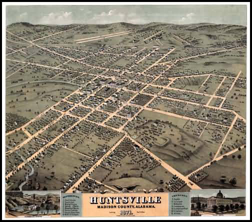 Hunstville Panoramic - 1871