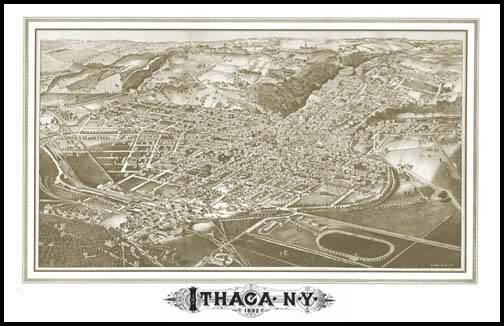 Ithaca Panoramic - 1882