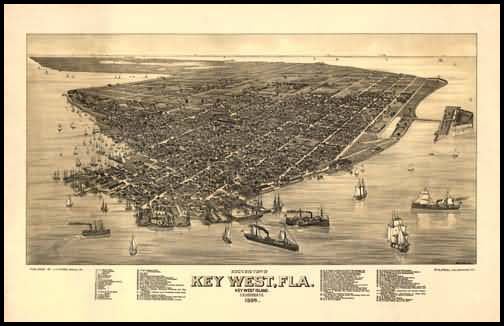 Keywest Panoramic - 1884
