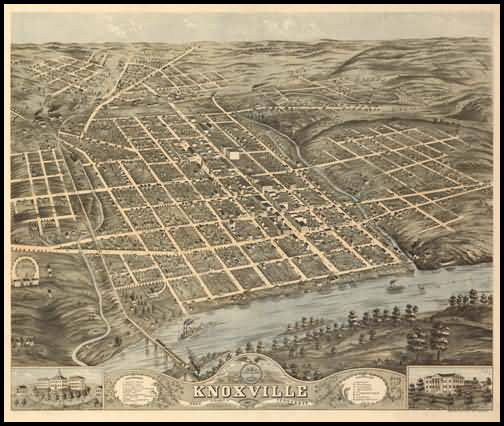 Knoxville Panoramic - 1871
