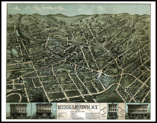 Middletown Panoramic - 1874