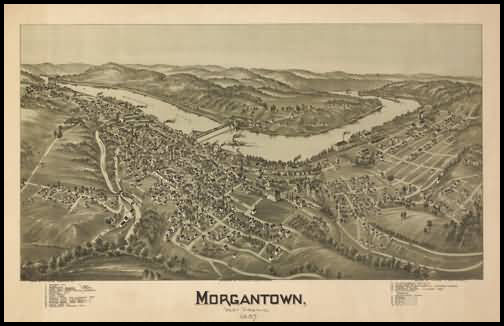 Morgantown Panoramic - 1897