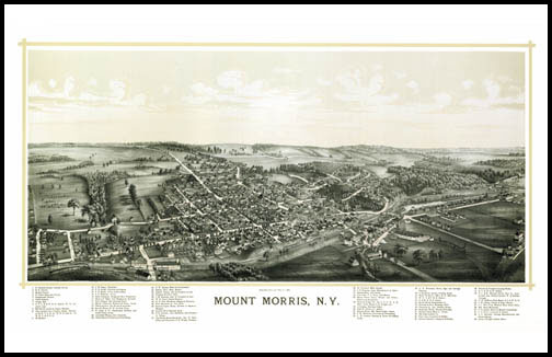 Mount Morris Panoramic - 1893