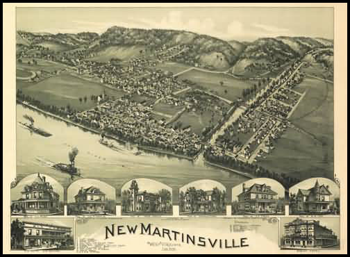 New Martinsville Panoramic - 1899
