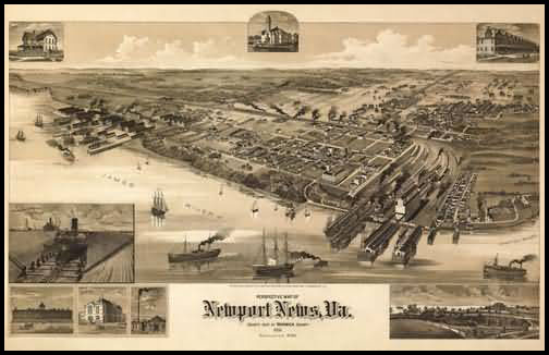 Newport News Panoramic - 1891