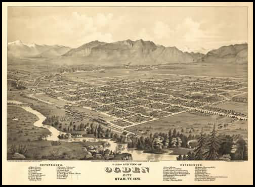 Ogden City Panoramic - 1875