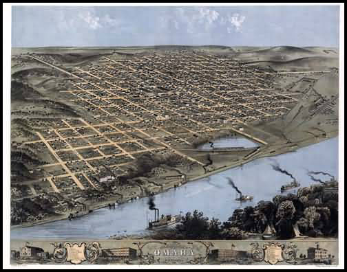 Omaha Panoramic - 1868