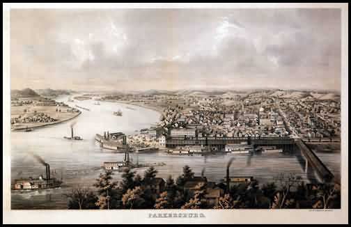 Parkersburg Panoramic - 1861