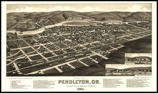 Pendleton Panoramic - 1884