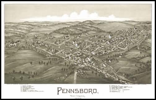 Pennsboro Panoramic - 1899