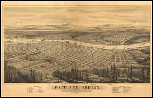 Portland Panoramic - 1879