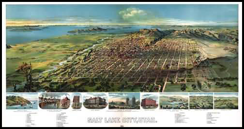 Salt Lake City Panoramic - 1891
