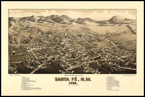 Santa Fe Panoramic - 1882