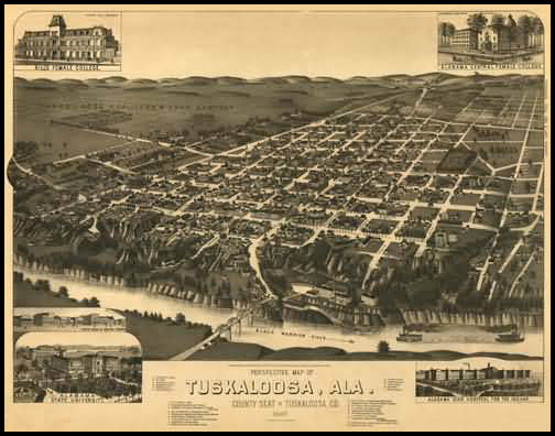 Tuskaloosa Panoramic - 1887