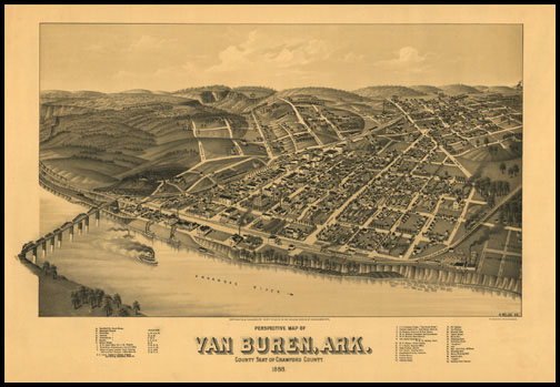 Van Buren Panoramic - 1888
