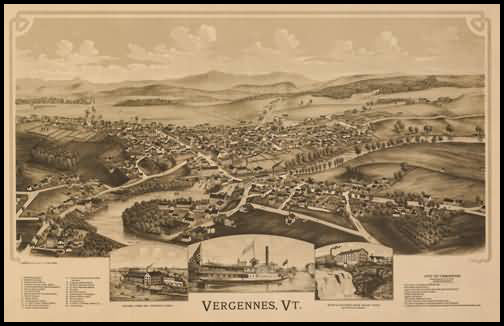 Vergennes Panoramic - 1890