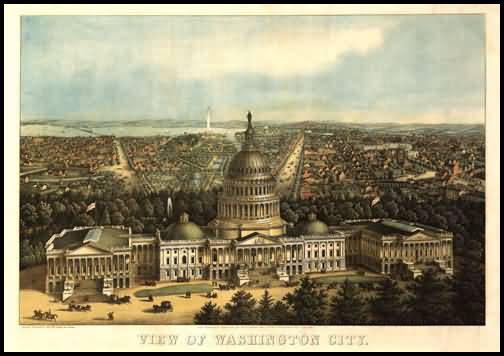 Washington D.C. Panoramic - 1871